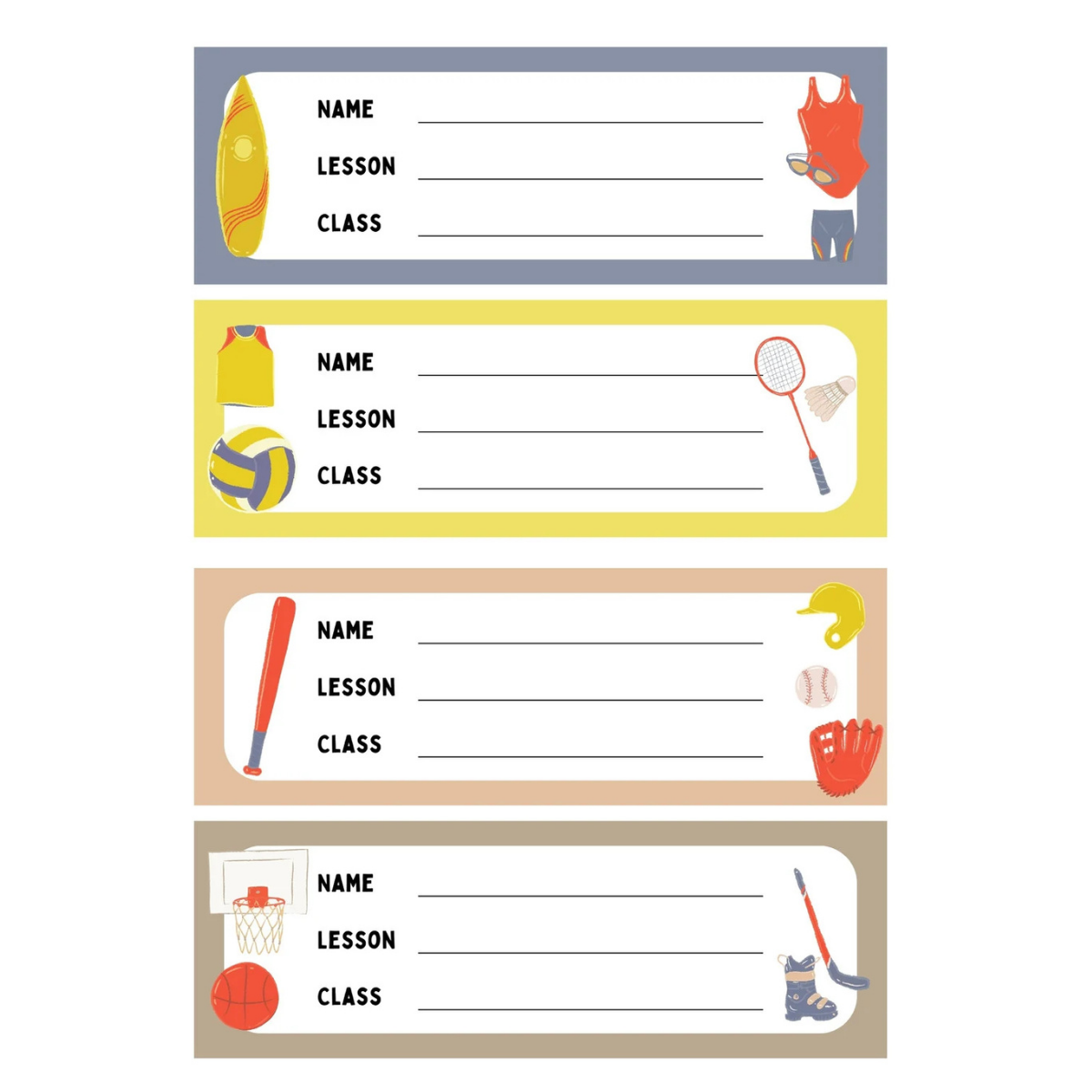 “Creative and Fun Label Sheets for Kids: Organize with Style!”