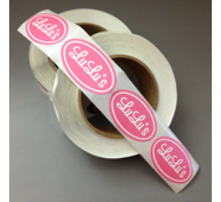 Oval Stickers On Roll