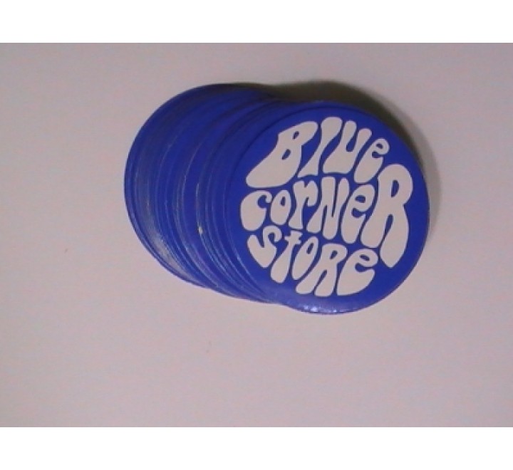 Octagon White Vinyl Sticker