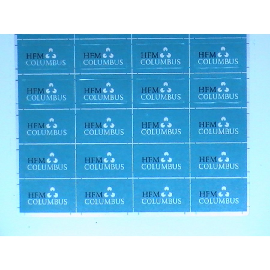 Green Colour Metallic Stickers