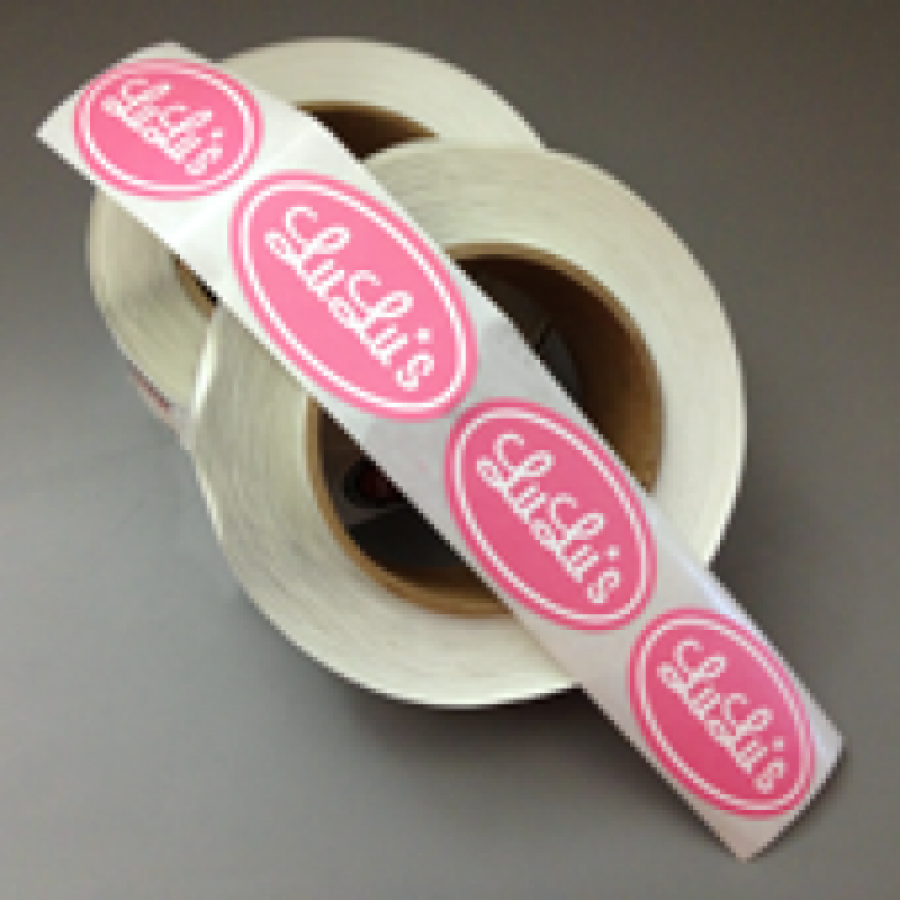 Oval Stickers On Roll