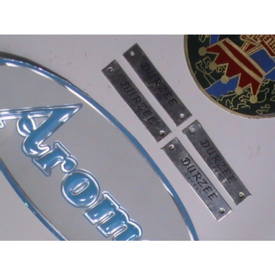 Square Metal Stickers