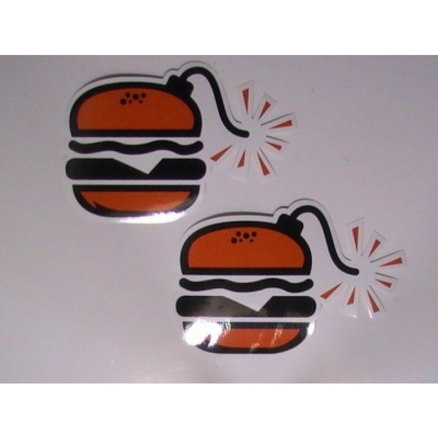 Custom White Vinyl Stickers