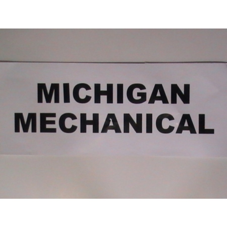 Rectangular Letter Cut Stickers