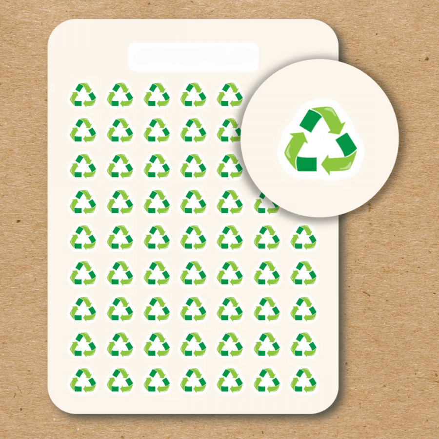 Recyclable Packaging Stickers