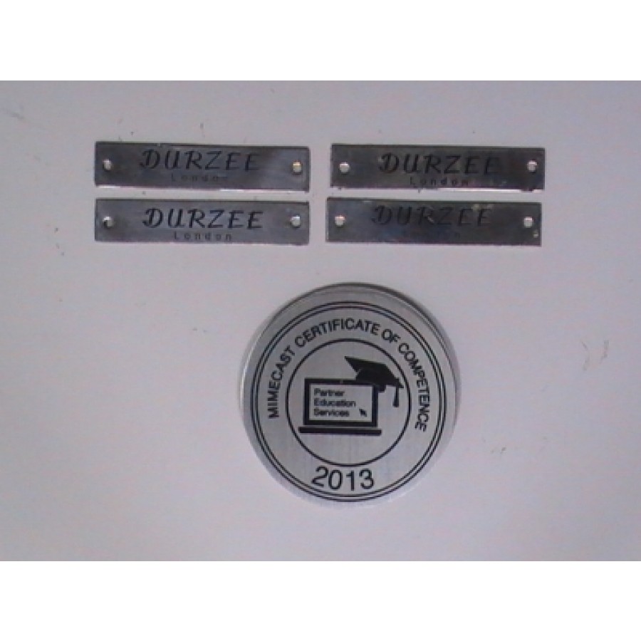 Octagon Metal Stickers