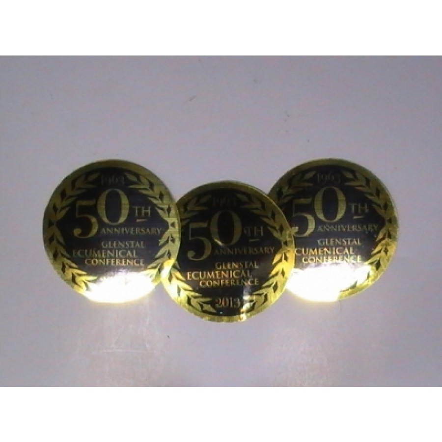 Yellow Colour Metallic Stickers