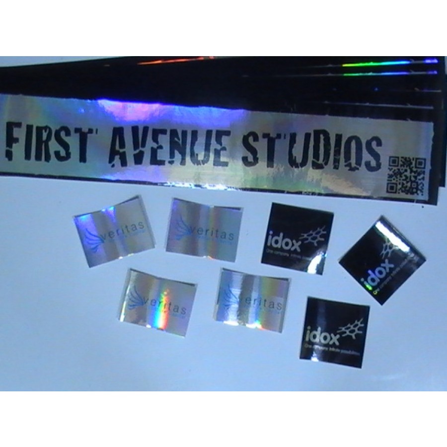 Rectangular Metallic Stickers