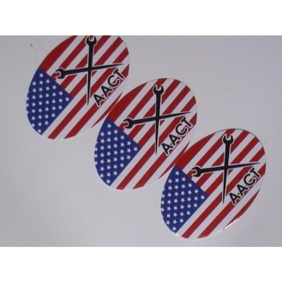 Oval White Vinyl Sticker