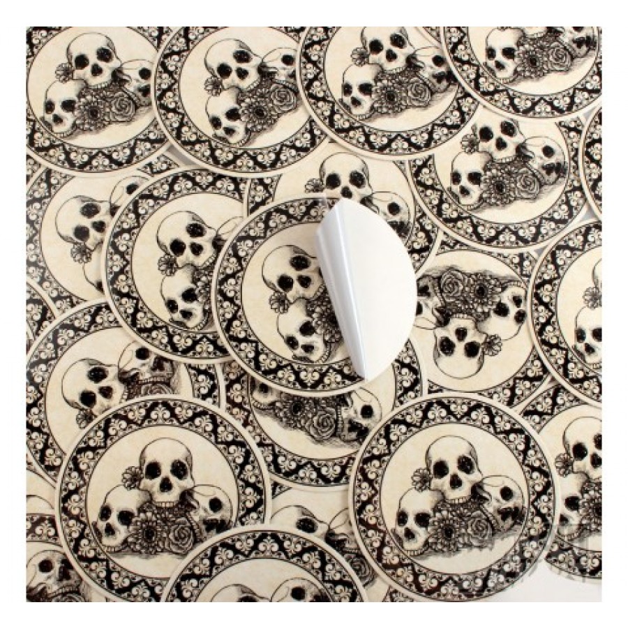 Round vinyl stickers