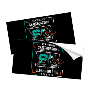 Die-Cut Rectangle Stickers