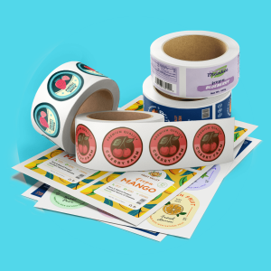 Freezer-Safe Round Stickers