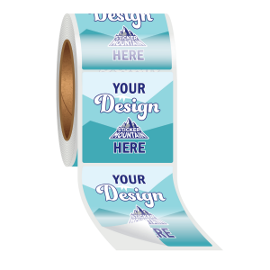 High-Gloss Square Stickers