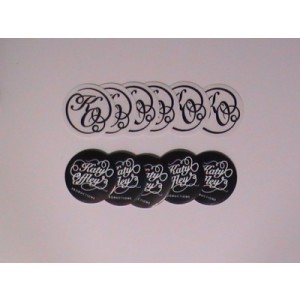 Square Clear Vinyl Sticker
