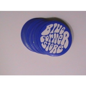 Octagon White Vinyl Sticker