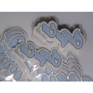 Die Cut Clear Vinyl Sticker
