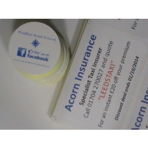 Octagon Paper Sticker