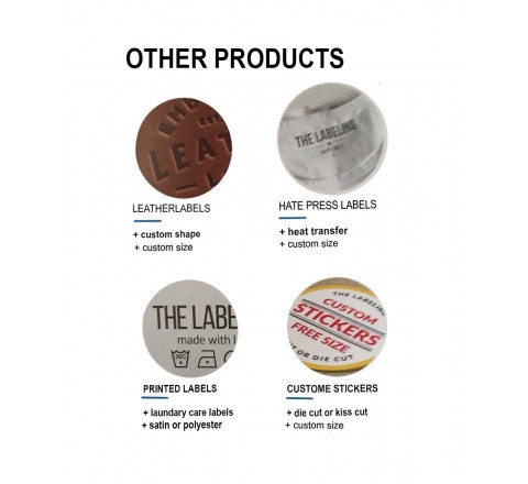 Round Woven Labels